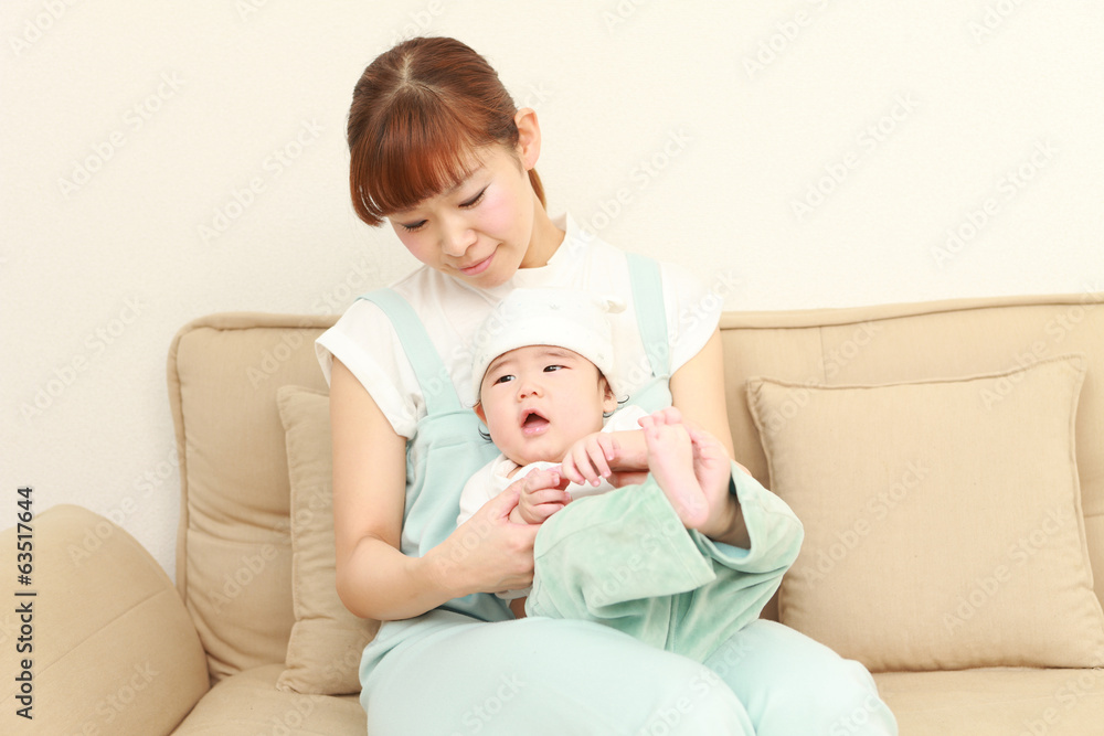 母親とあかちゃん 母親とあかちゃん