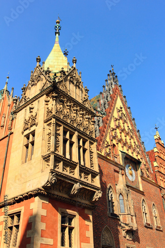 city hall in wroclaw, reinassance landmark