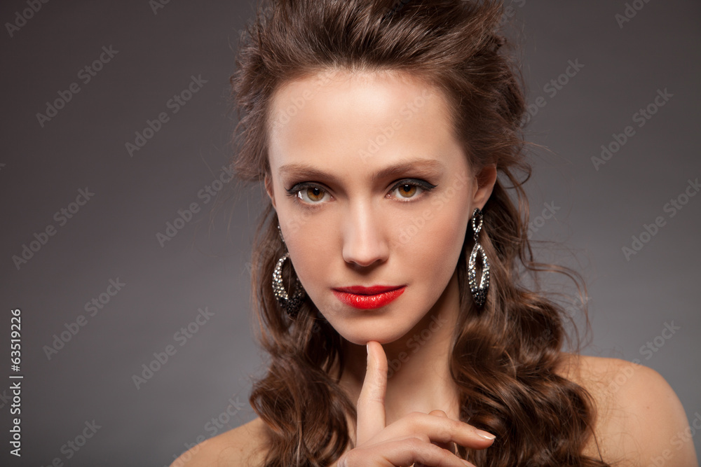 beauty woman portrait of teen girl beauty woman portrait of teen girl