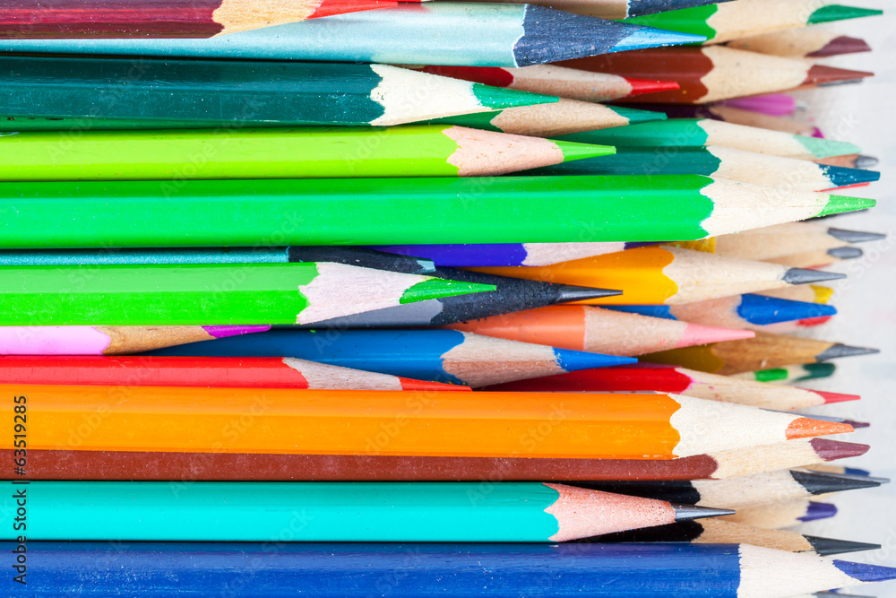 Lot of colorful pencils. Macro photo background Lot of colorful pencils. Macro photo background