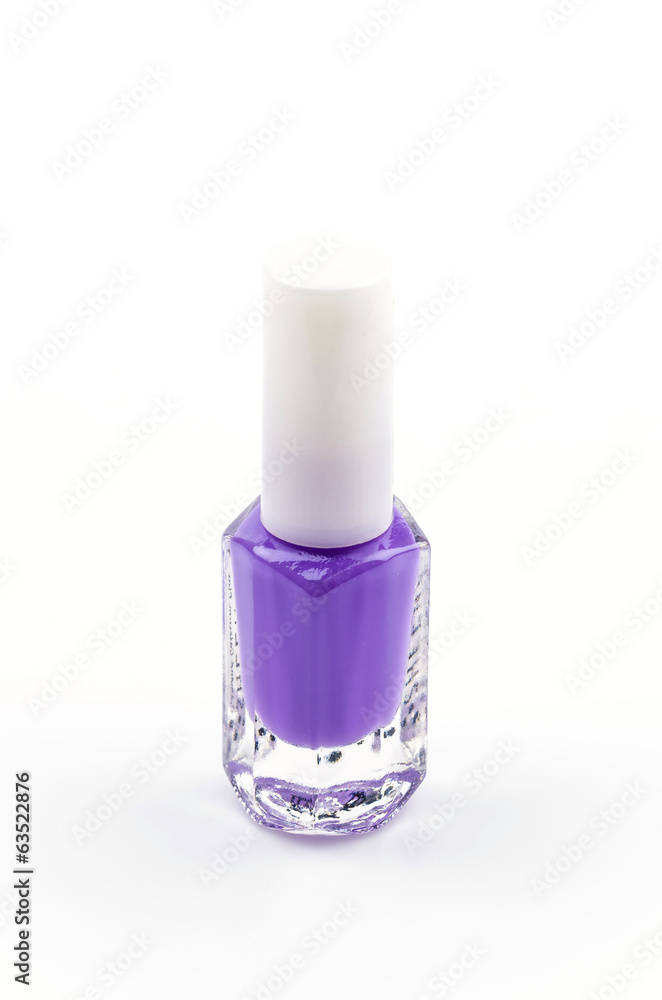 Isolated nail polish Isolated nail polish