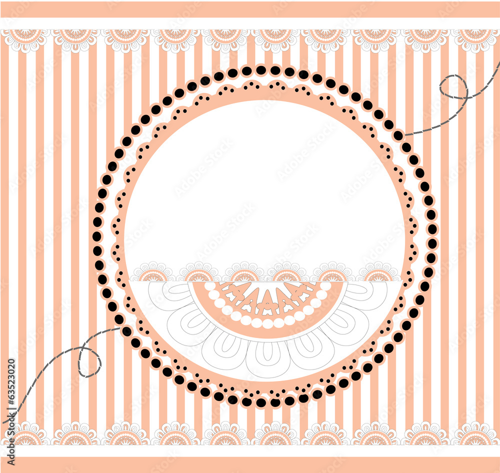 Naklejka premium Template greeting card, vector illustration