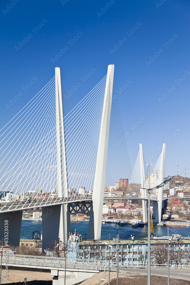 Obraz premium Big suspension bridge