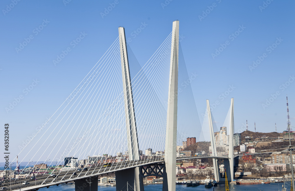 Obraz premium Big suspension bridge