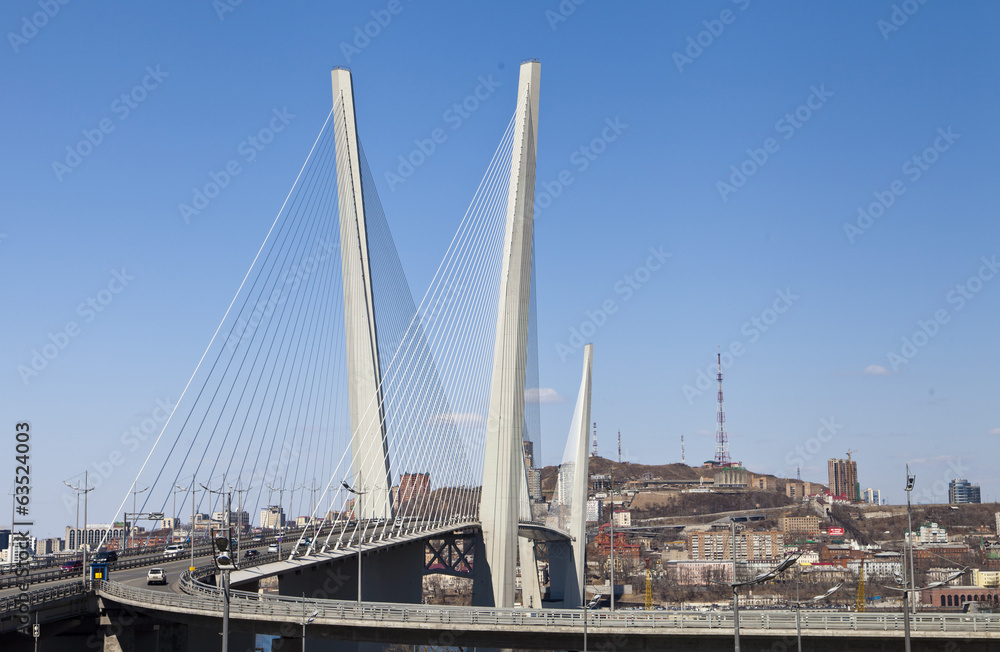 Obraz premium Big suspension bridge