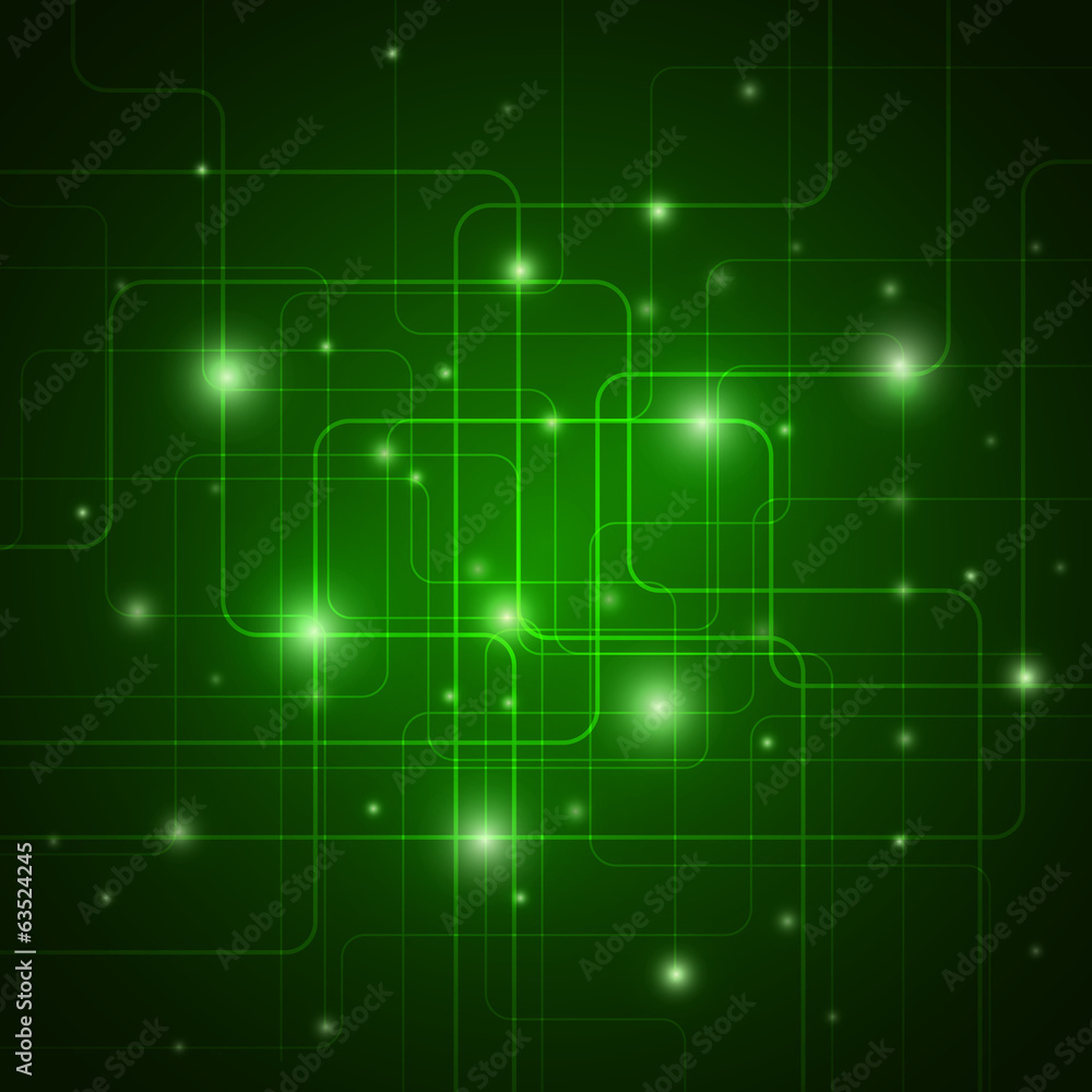 Abstract lines, technology blue background Abstract lines, technology blue background