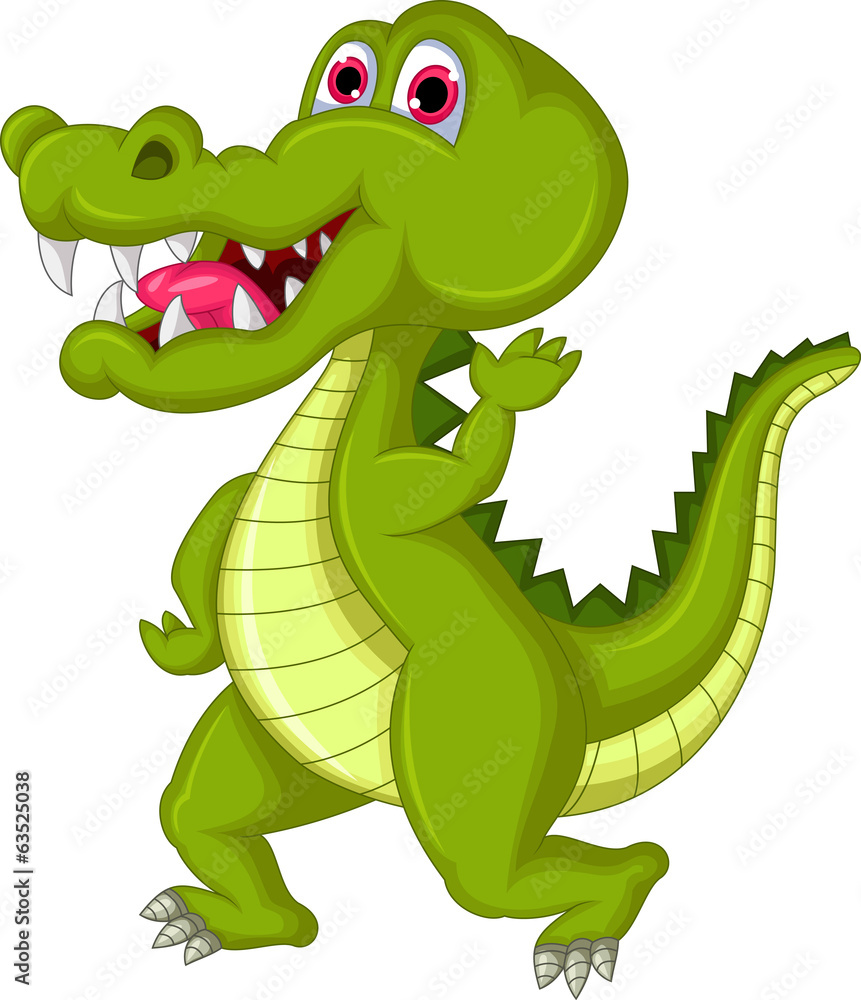 Fototapeta premium Crocodile cartoon