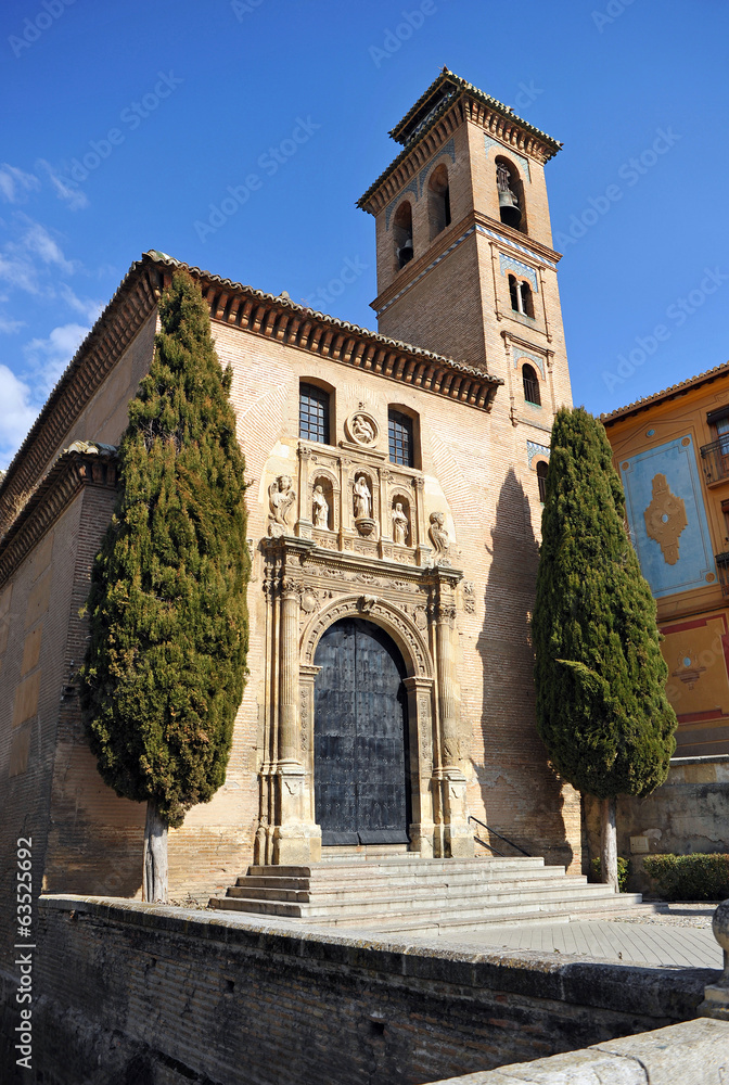 Church of Santa Ana and San Gil, Granada, Andalucia, Spain