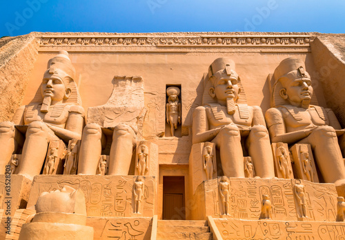Canvastavla abu simbel egypt
