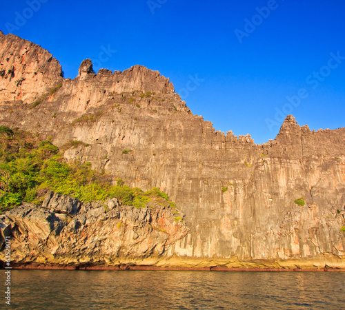 View at Phi-Phi island in Krabi province of Thailand