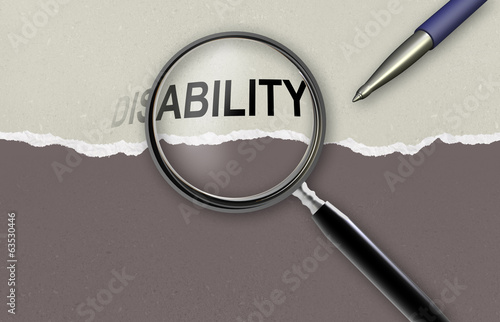 Canvas Print changing the word disability  for ability