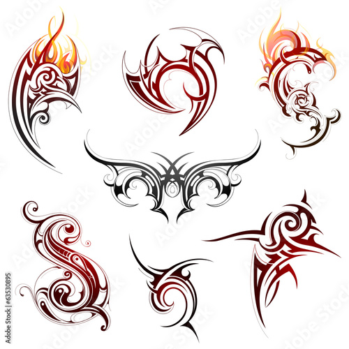 Tribal art set