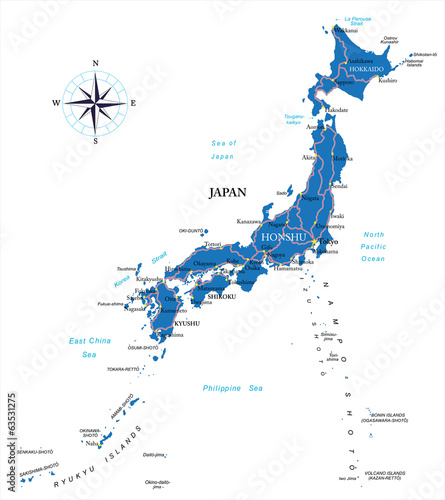 Japan map