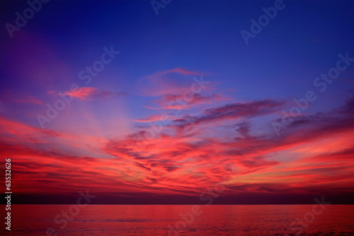 Beautiful sunrise above the sea, Thailand © foto76