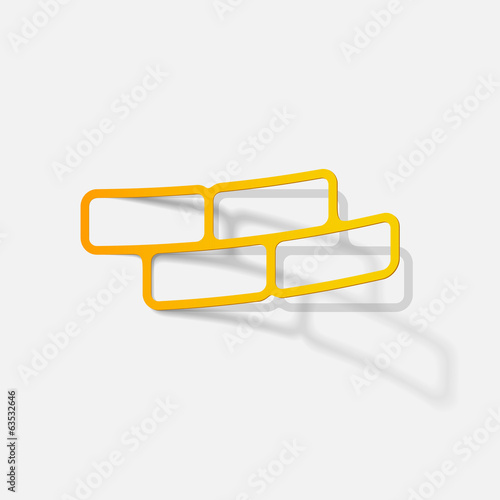 Free Download realistic design element: brick, construction - GFXLoad