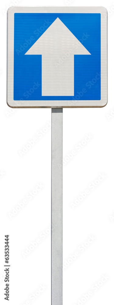panneau d'indication de circulation à sens unique panneau d'indication de circulation à sens unique
