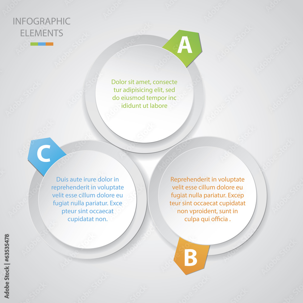 Circle modern Infographic Circle modern Infographic