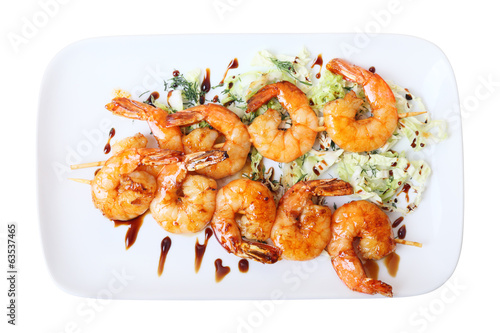 shrimps skewers