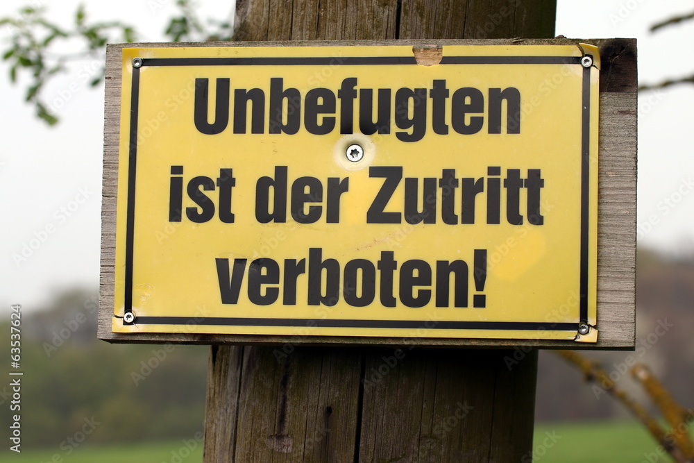 Schild Schild
