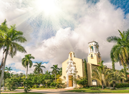 Canvastavla Congregational Church of Coral Gables in Miami - Florida USA
