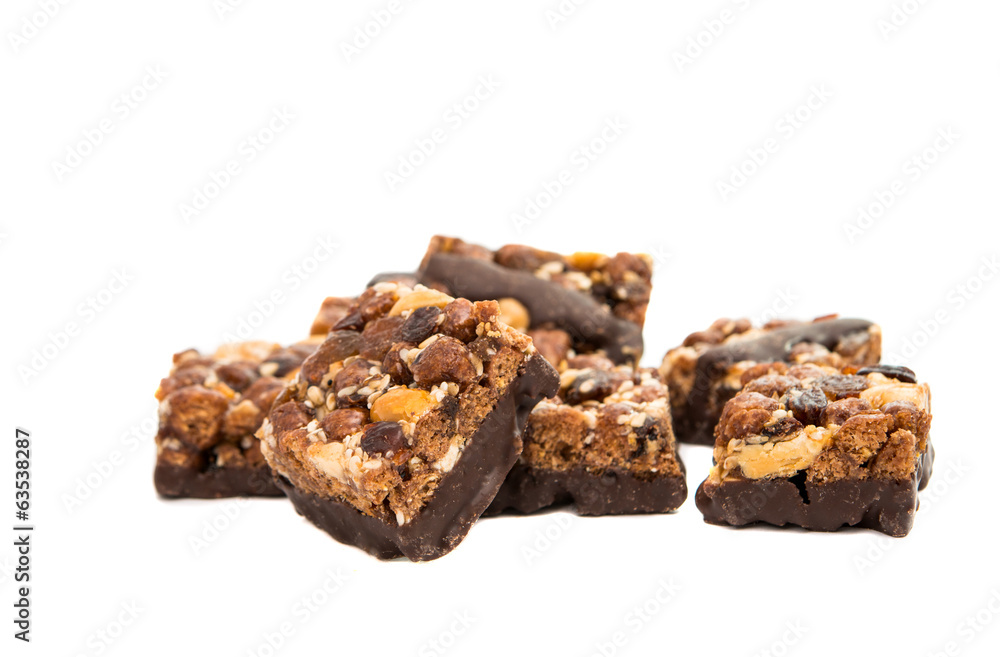 dessert with nuts and raisins dessert with nuts and raisins
