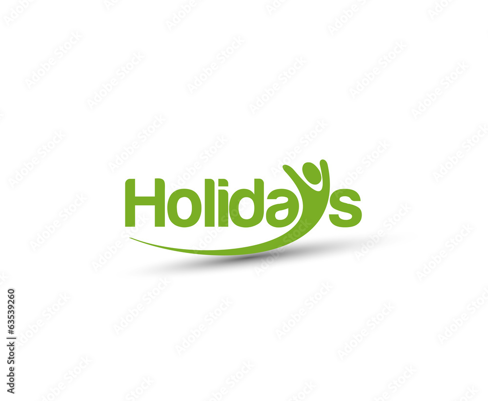 Symbol of Holiday, isolated vector design