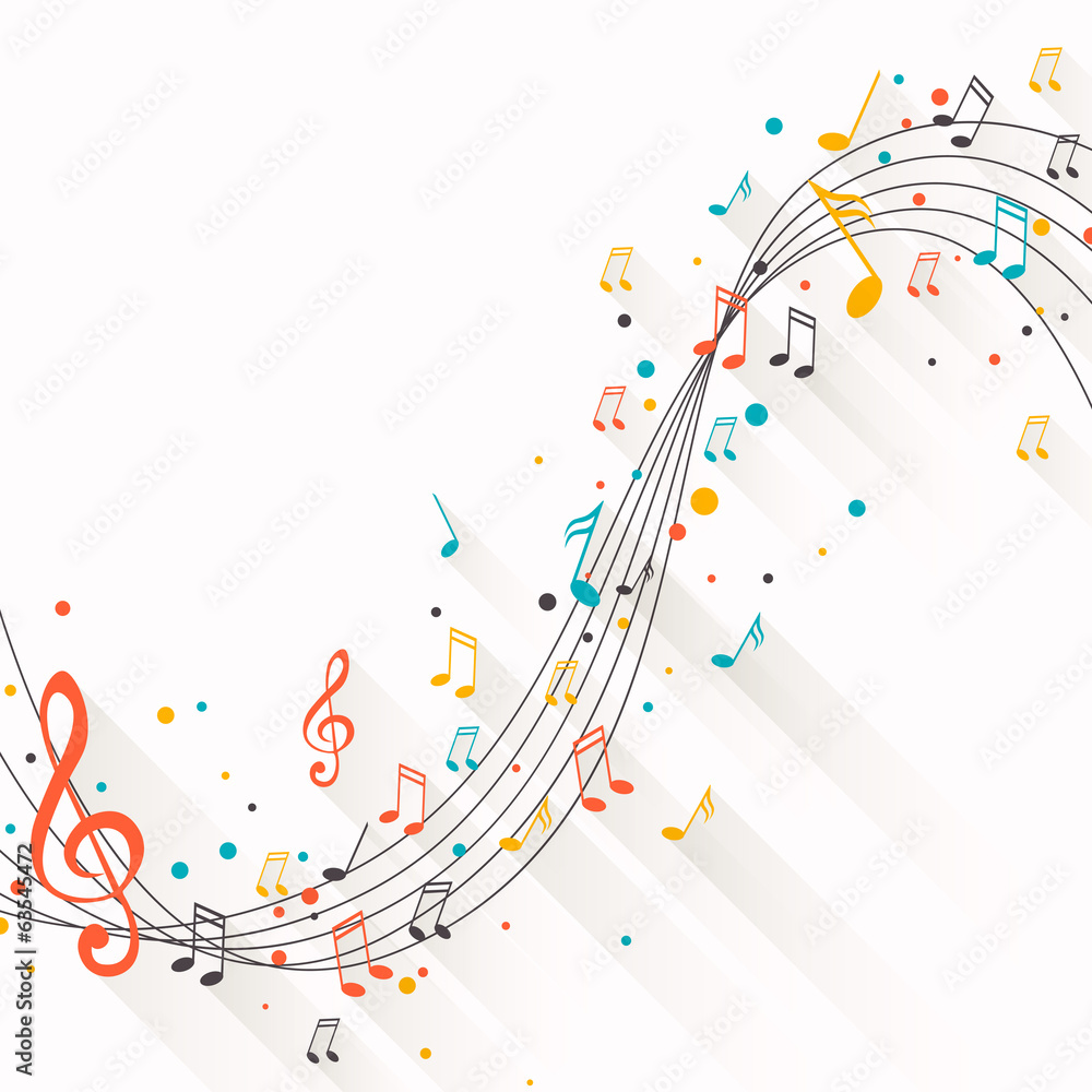Vector Illustration of an Abstract Music Background Vector Illustration of an Abstract Music Background