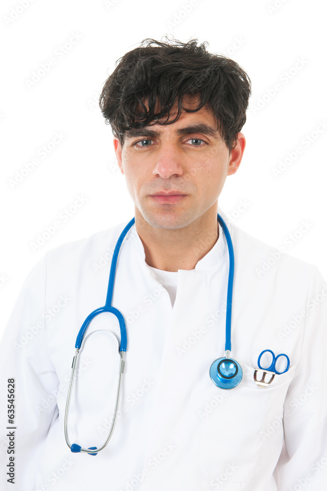 Male doctor with clipboard Male doctor with clipboard
