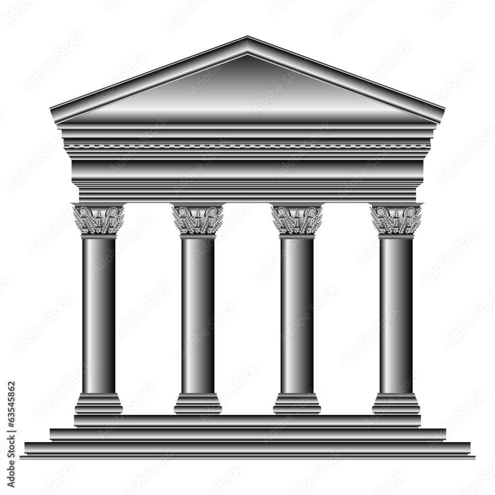 Obraz premium Corinthian temple