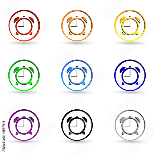 Set clock icons