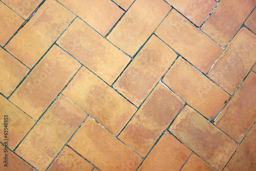 Ceramic tiled floor
