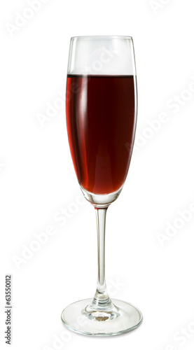 image of of a glass of wine on a white background