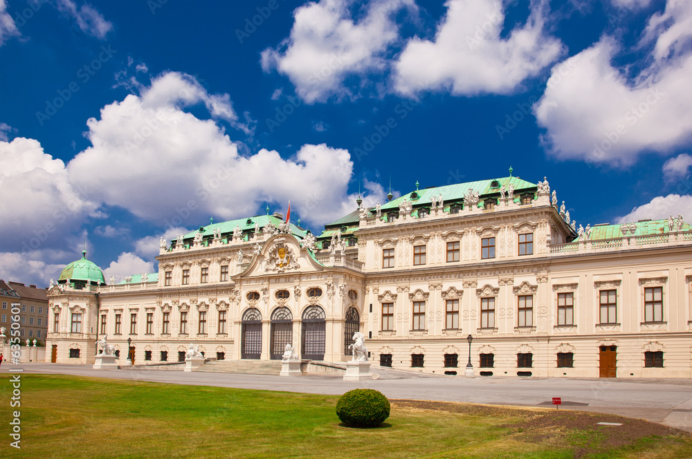 Belvedere a palace complex in Vienna