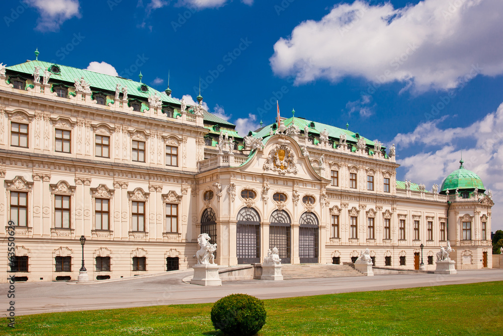 Belvedere a palace complex in Vienna