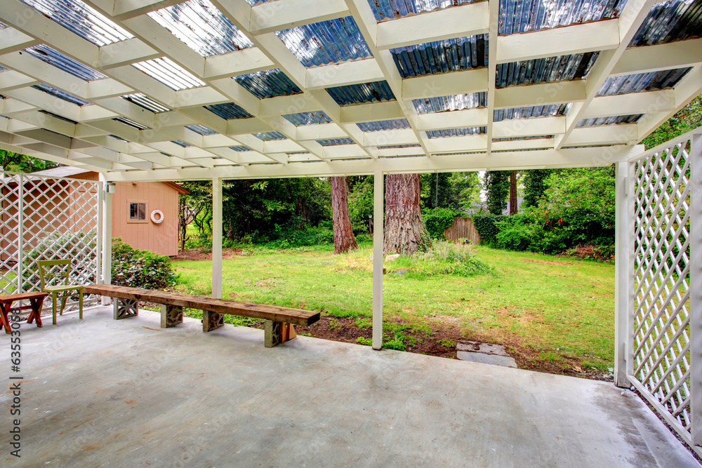 Fototapeta premium Countryside house. Big porch