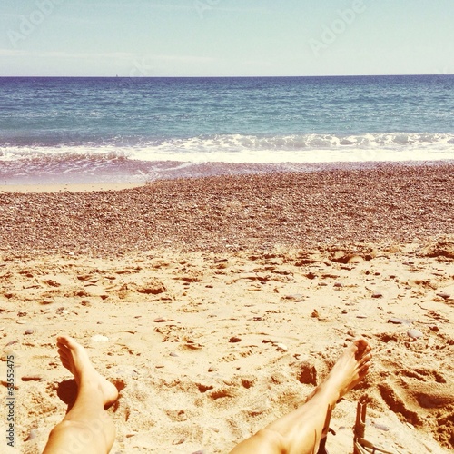 on the beach photo