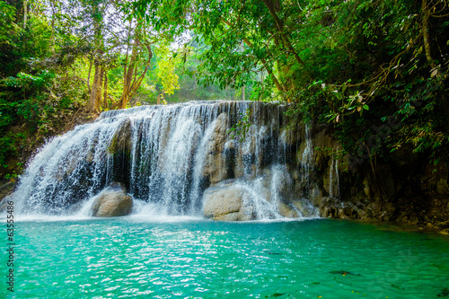 waterfall in Kanjanaburi Thailand
