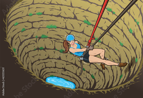 Cute spelunker