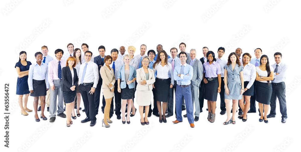 Large Group of Business People Large Group of Business People