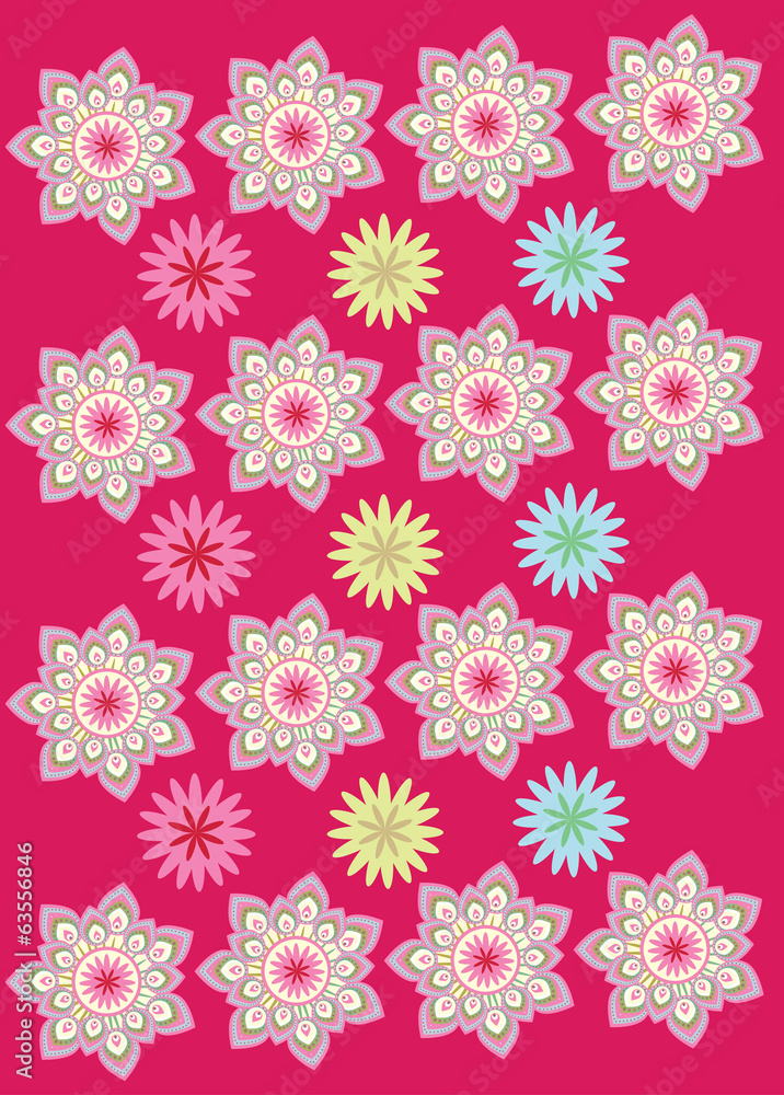 Flower pattern wallpaper Flower pattern wallpaper