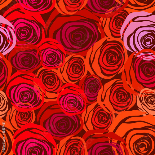 Rose seamless background