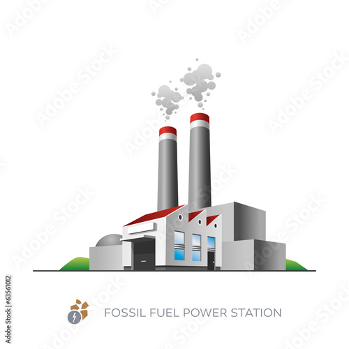 Fossil fuel power station
