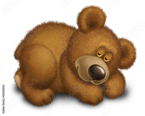 Bear sleeps