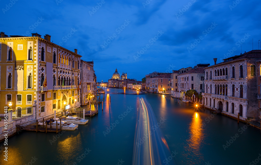 Grand canal in Venice. Italy.