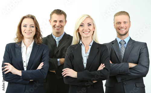 Group of business people is...