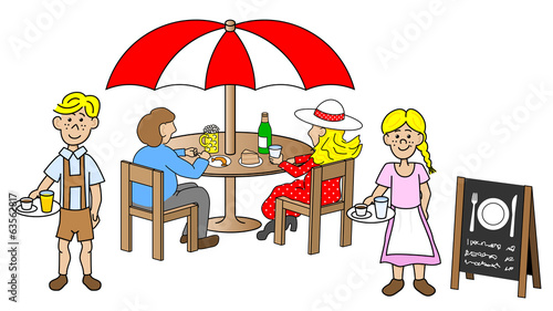 kleiner Biergarten