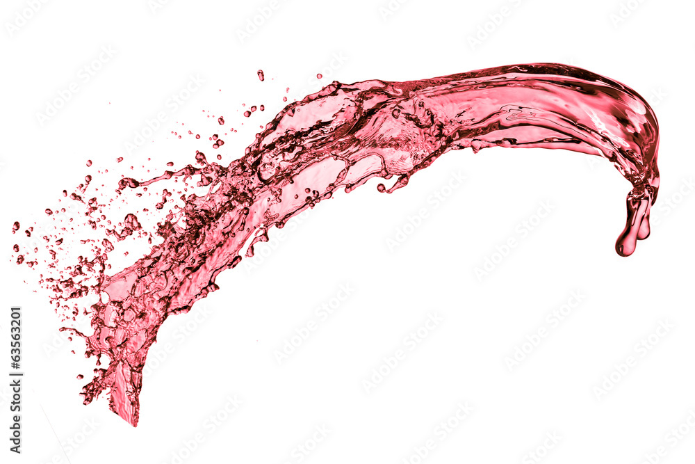 red wine splashing as celebration abstract