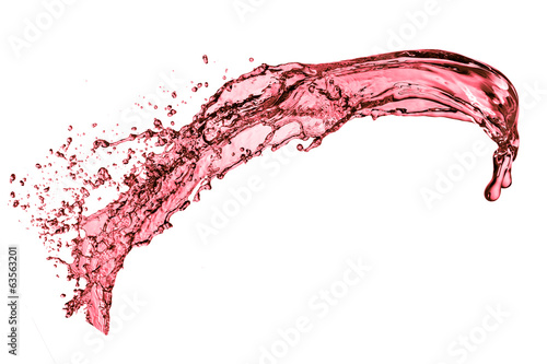 Obraz na płótnie red wine splashing as celebration abstract w salonie