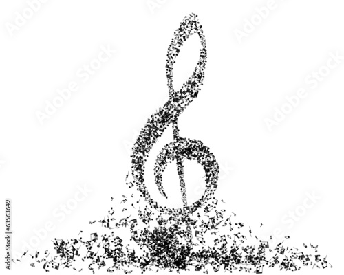 Musical note staff