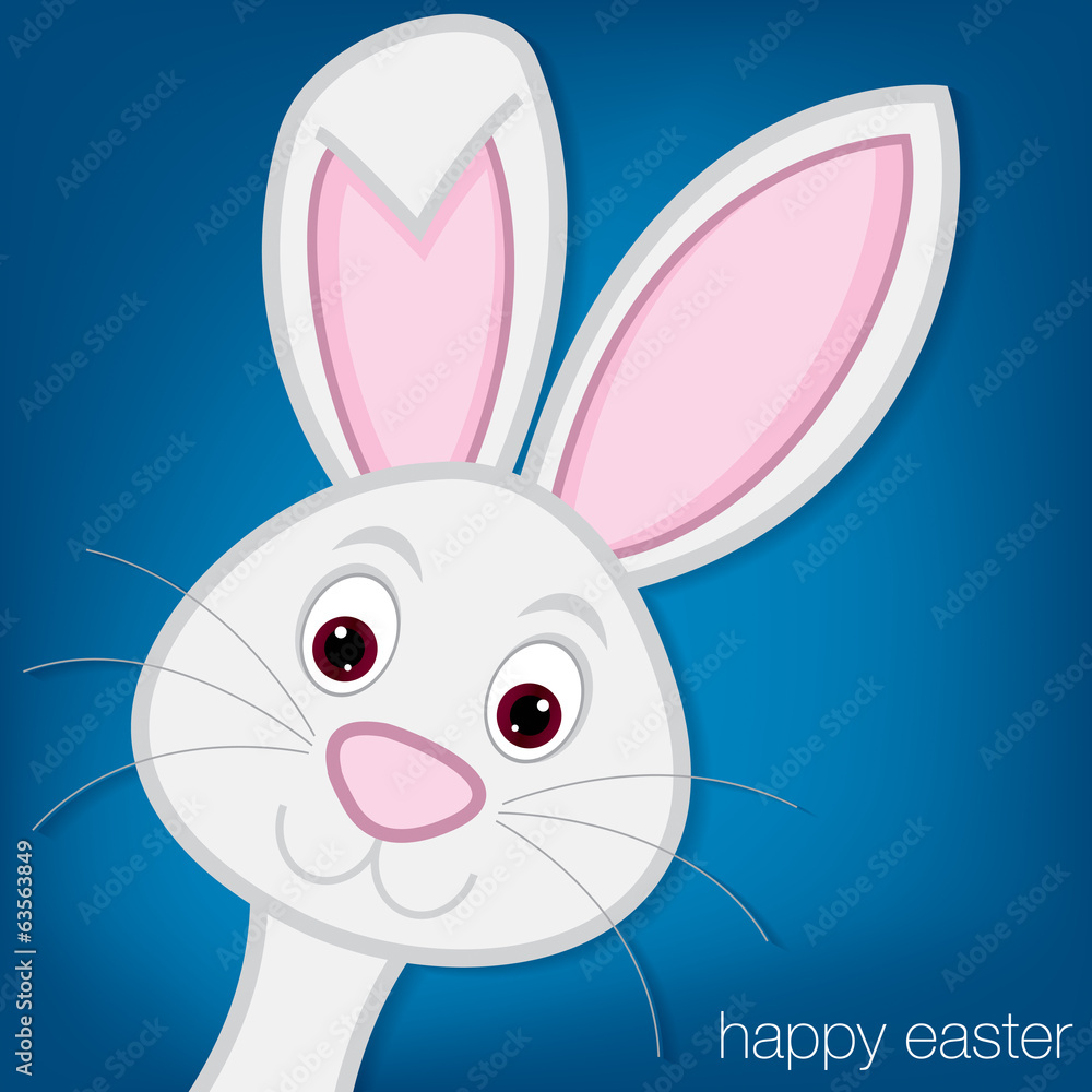 Easter Bunny card in vector format. Easter Bunny card in vector format.